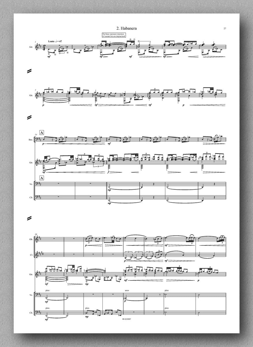 Roland Chadwick, Concerto Canarios - preview of the music score 2