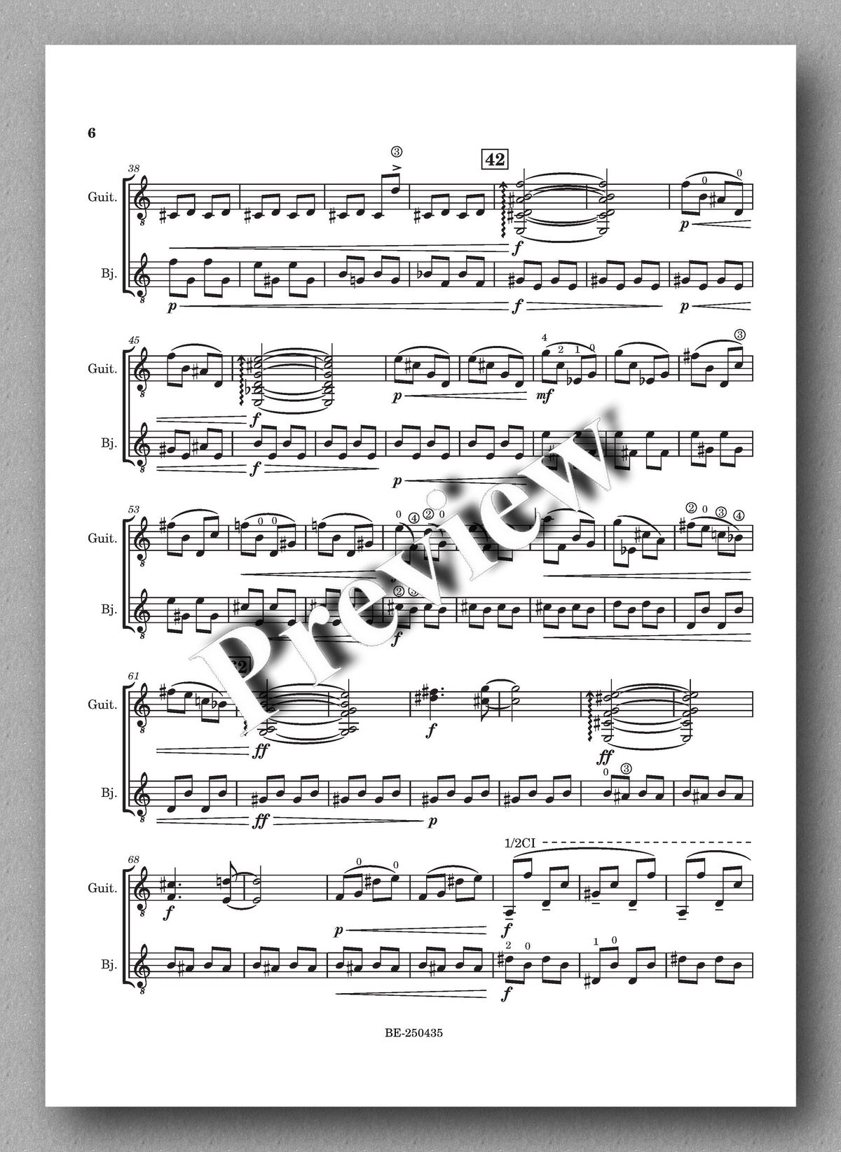 Magnetic Fields by David DeVasto - preview of the music score 2