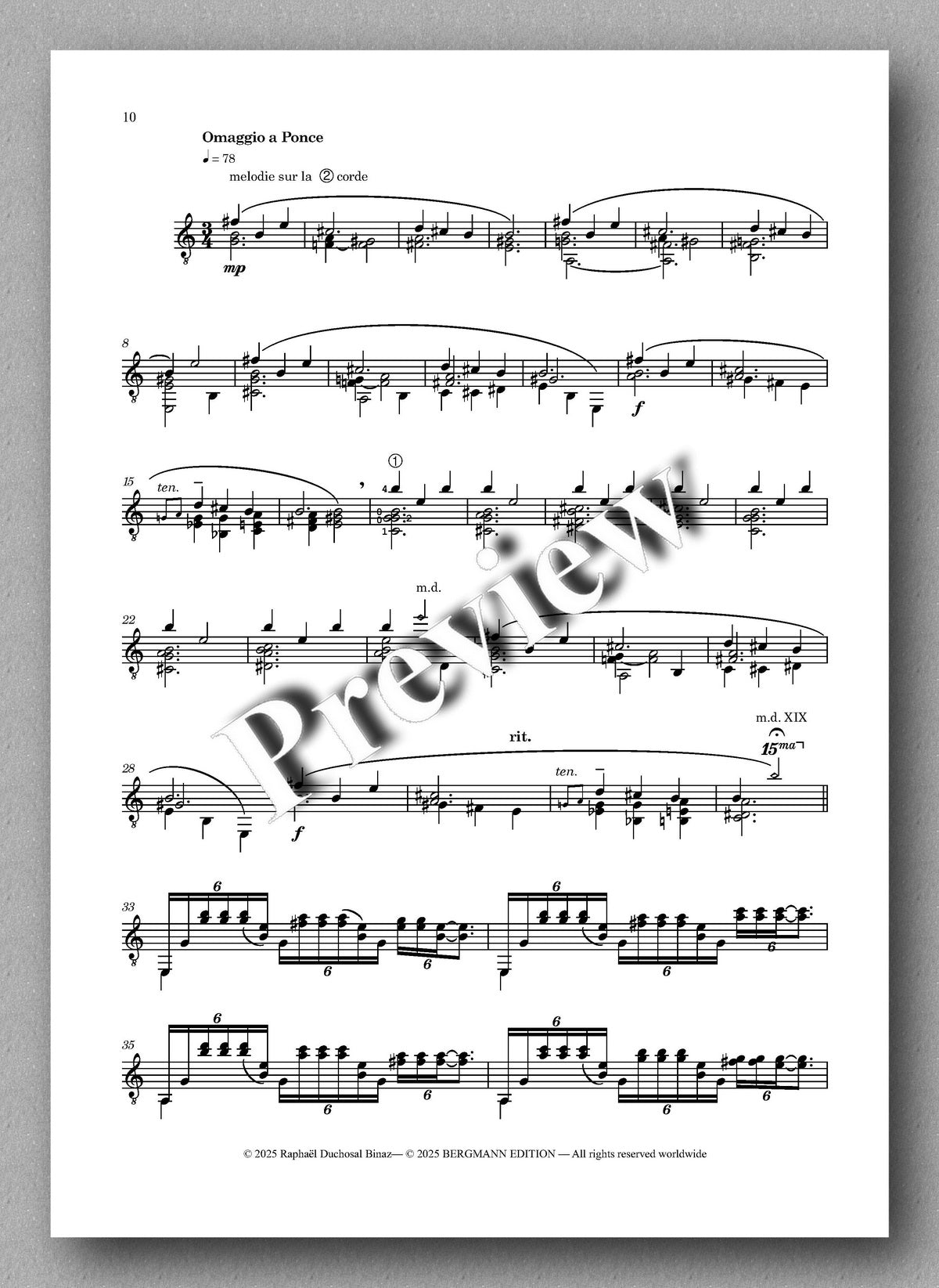 Sheet music with musical notation on a white background