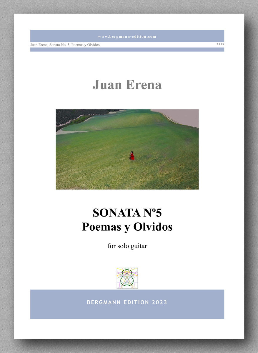 Juan Erena, Sonata V, "Poemas y Olvidos" (Poems and Oblivions) - preview of the cover