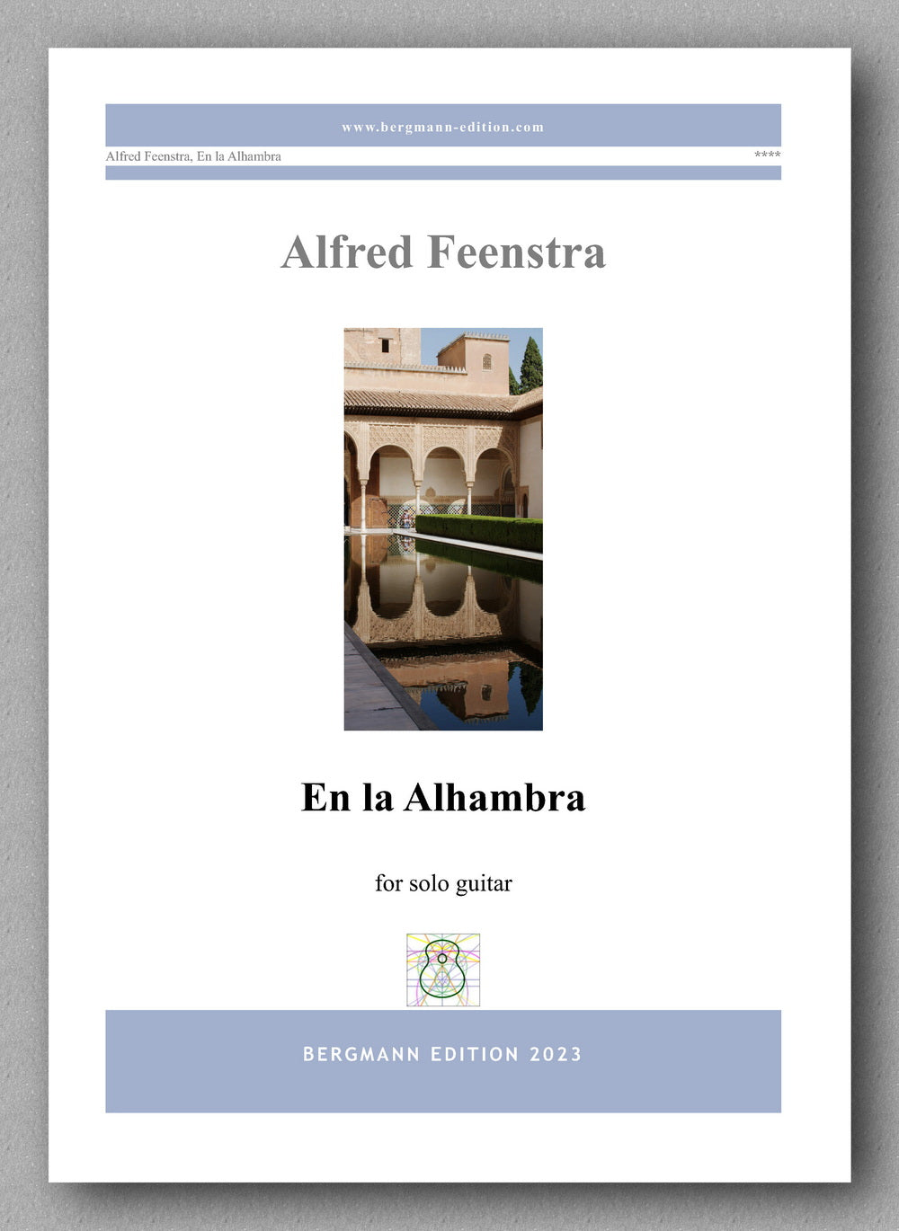 Alfred Feenstra, En la Alhambra - preview of the cover