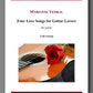 Vedral, Four Love Songs for Guitar Lovers (TAB)