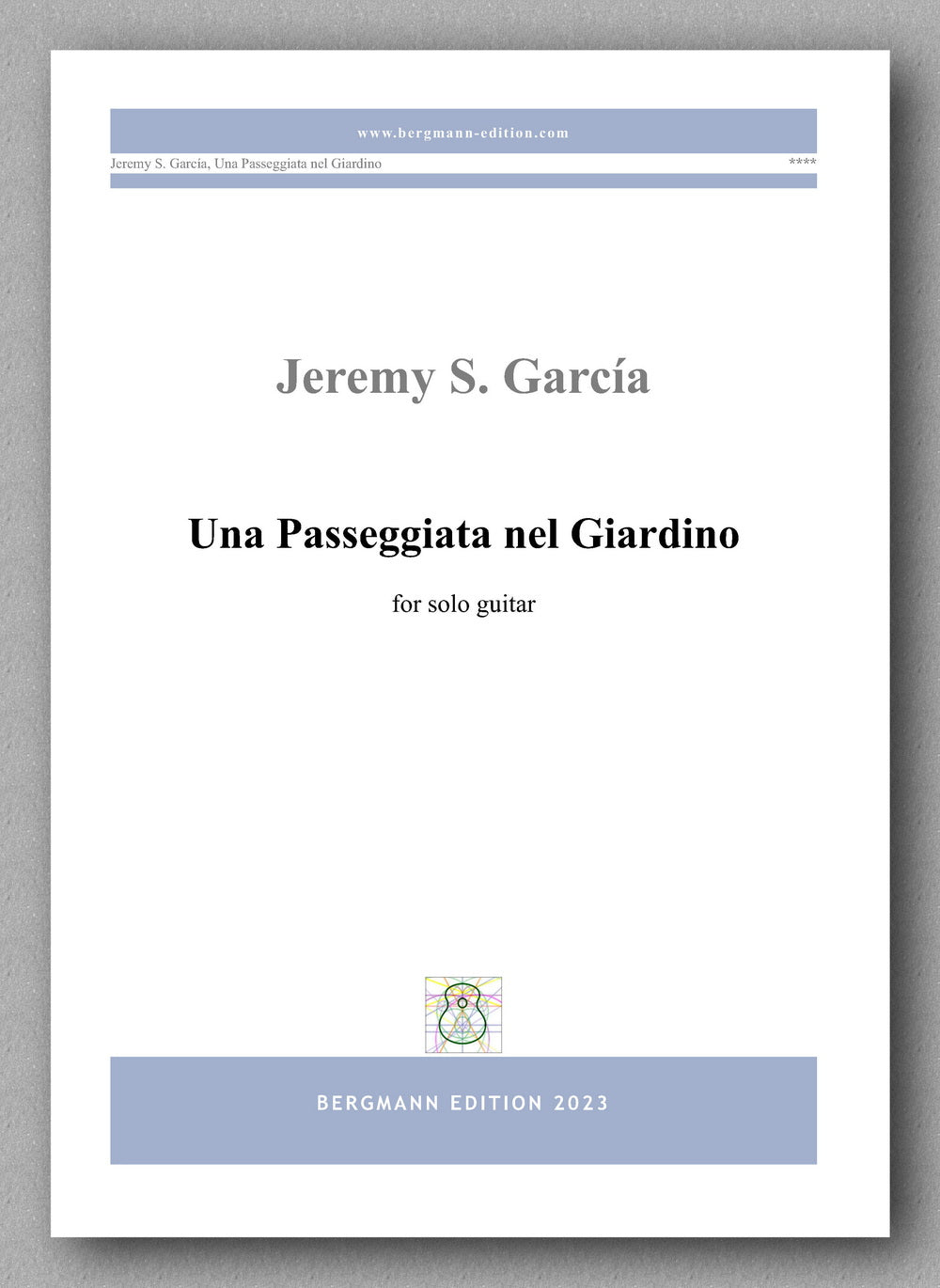 Jeremy S. García, Una Passeggiata nel Giardino - preview of the cover