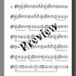 A page of sheet music with musical notation, shown on a white page with a gray border. A large diagonal 'Preview' watermark overlays the center.