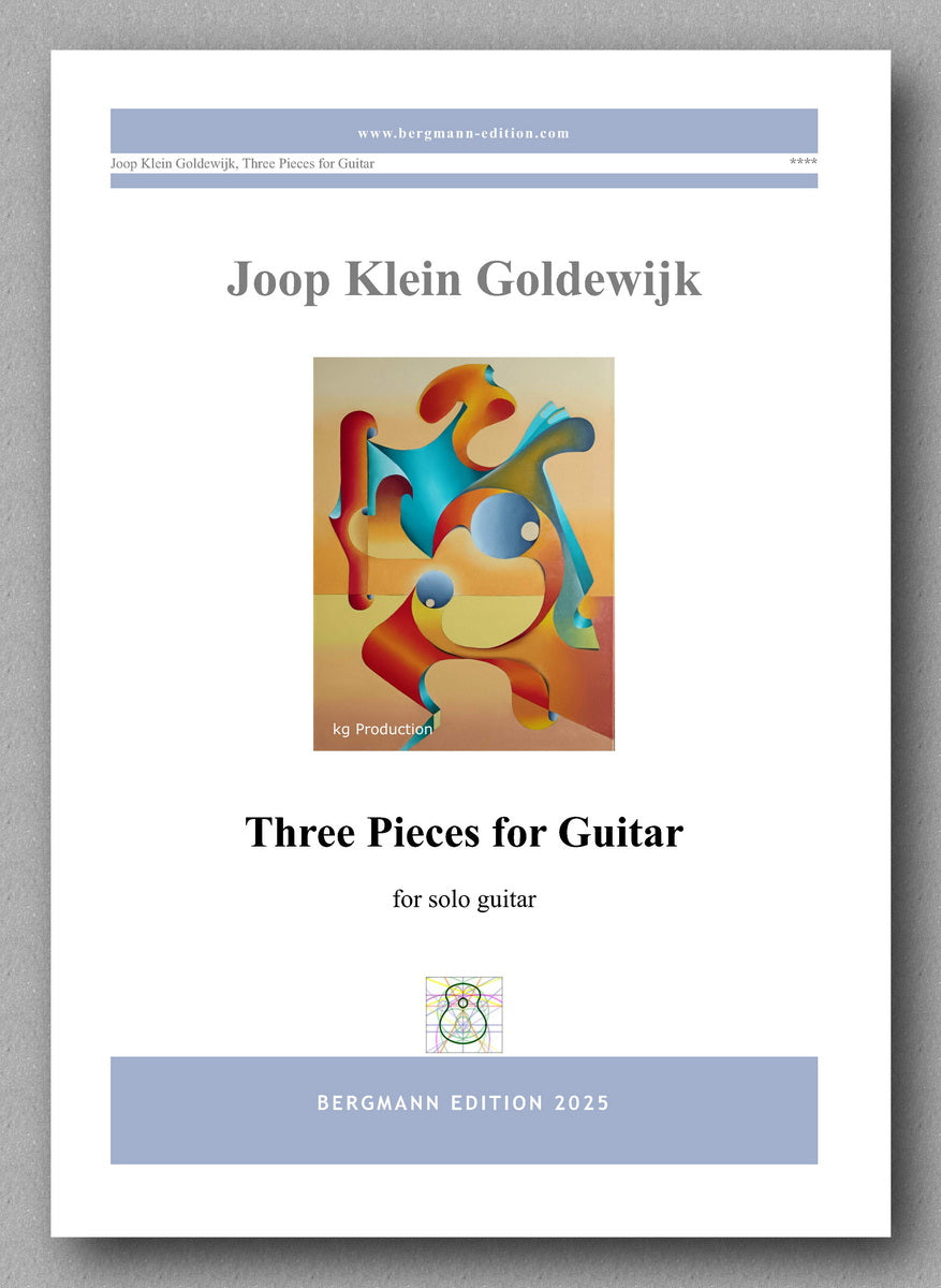 Joop Klein Goldewijk, Three Pieces for Guitar - Preview of the cover