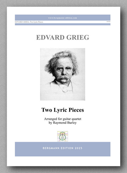 Edward Grieg, Two Lyric Pieces - preview of the cover