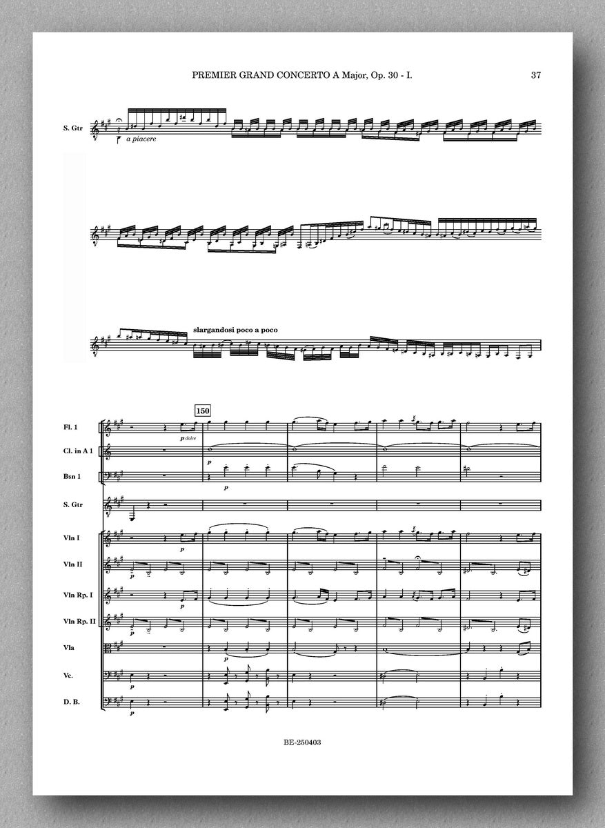 Giuliani-Tabisz, GRAND CONCERTO, Op. 30