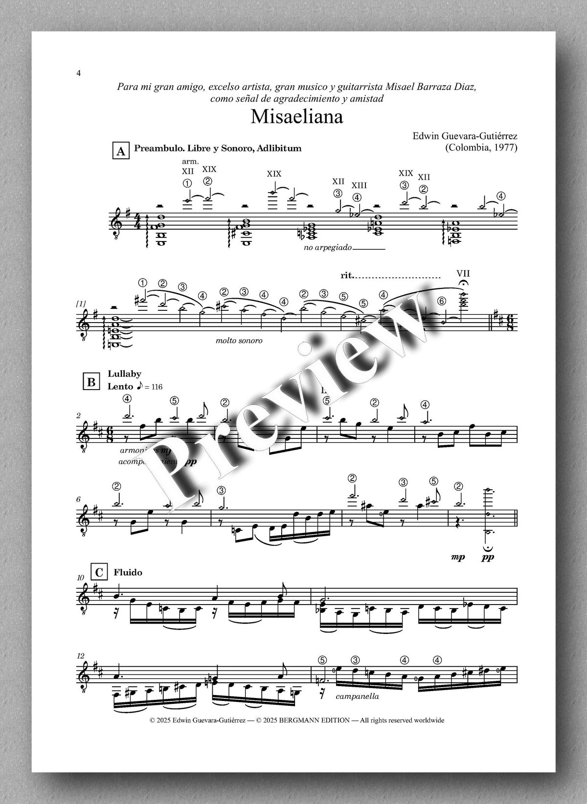 Sheet music with musical notation and text on a white background