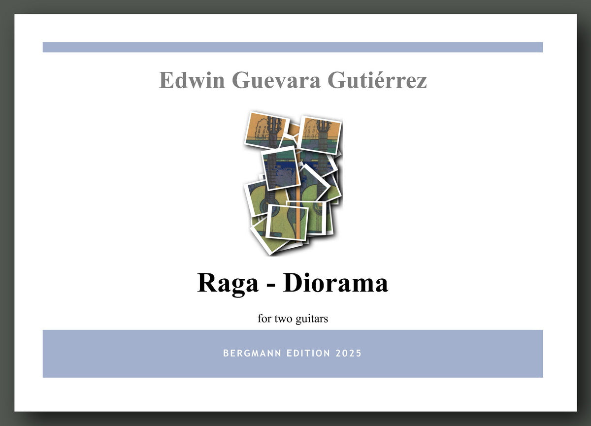 "Raga - Diorama" by Edwin Guevara Gutiérrez, preview of the cover.