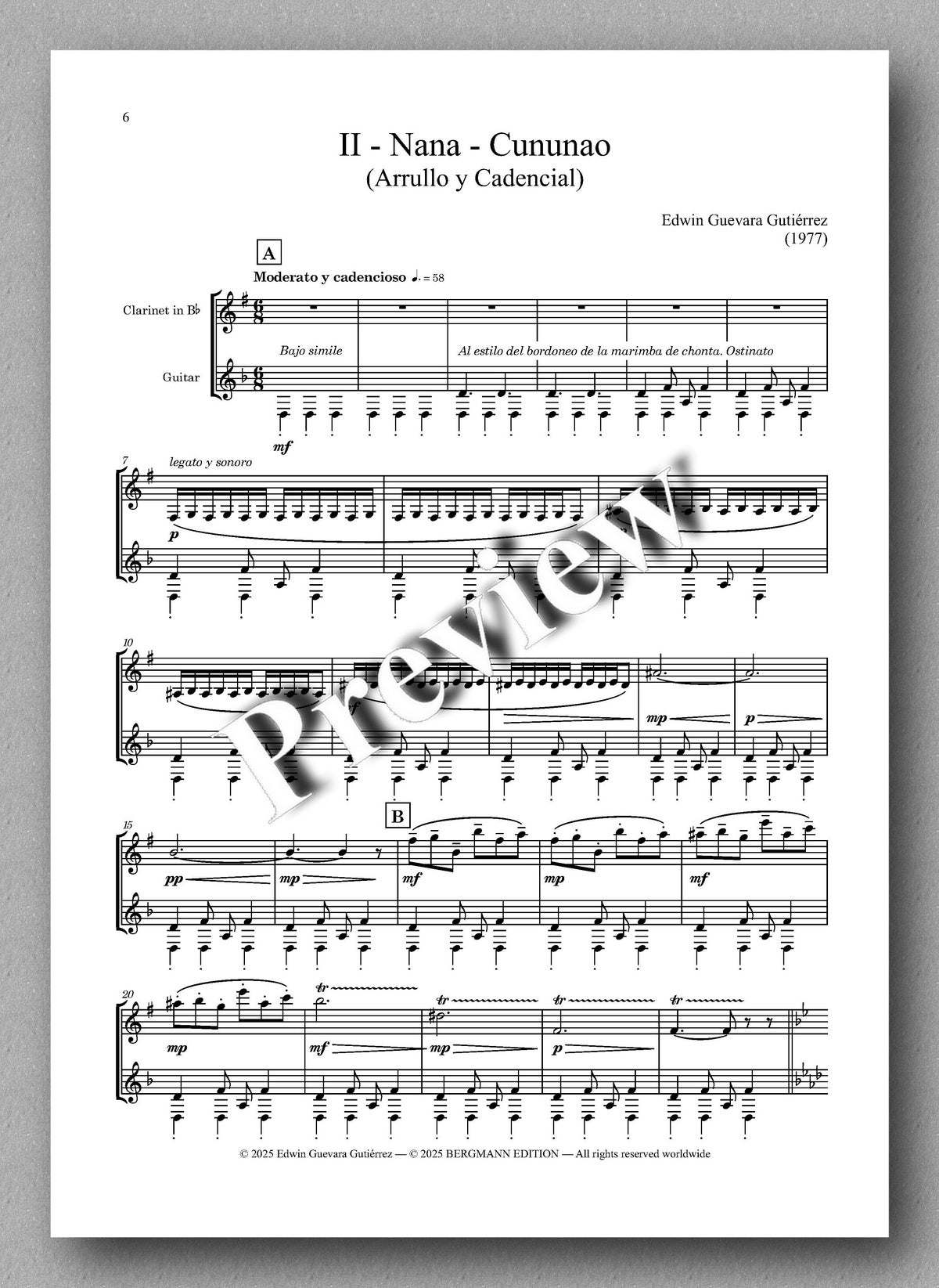 Sheet music with musical notation and text on a white background