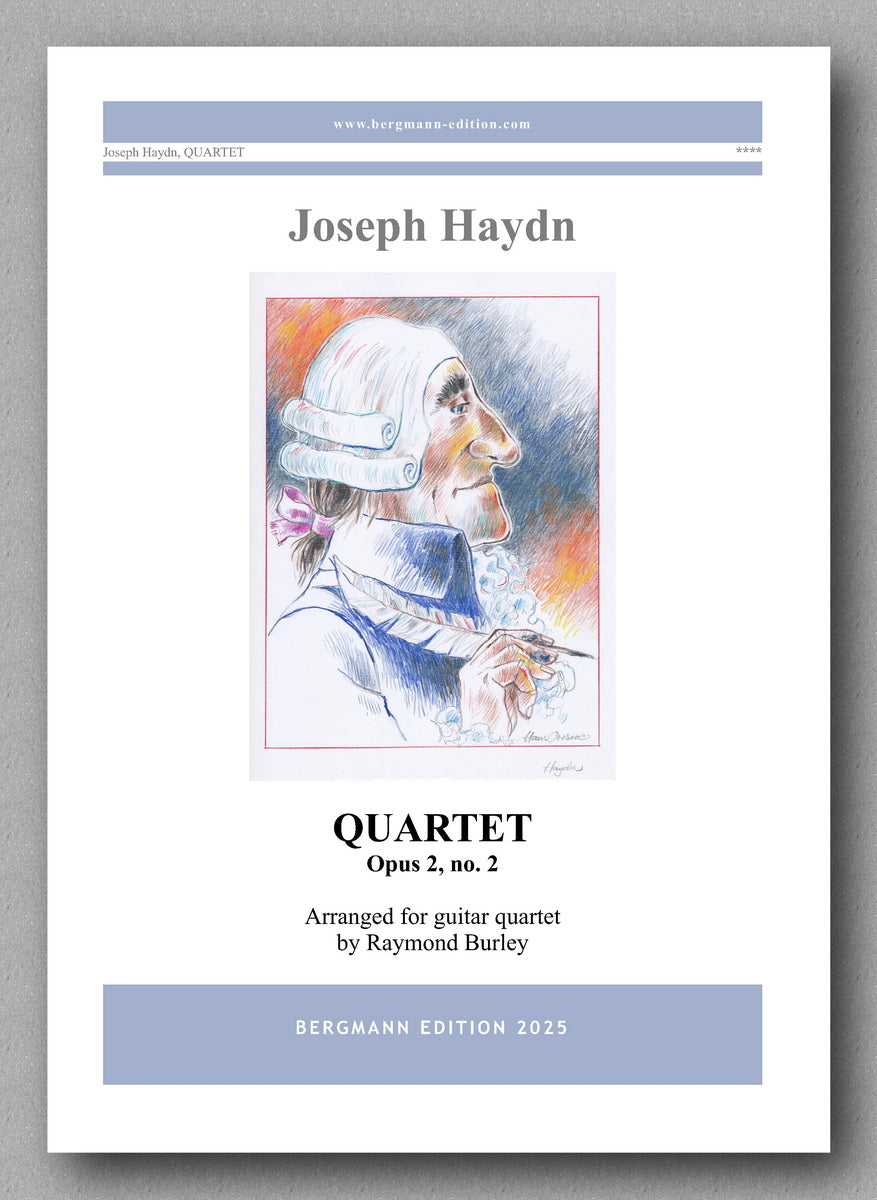 Joseph Haydn, Quartet, Opus 2, no. 2 - preview of the cover