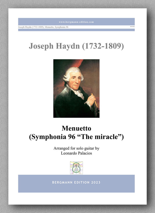 Haydn-Palacios, Menuetto - preview of the cover