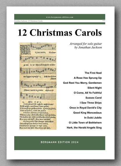 Jackson, 12 Christmas Carols - preview of the cover