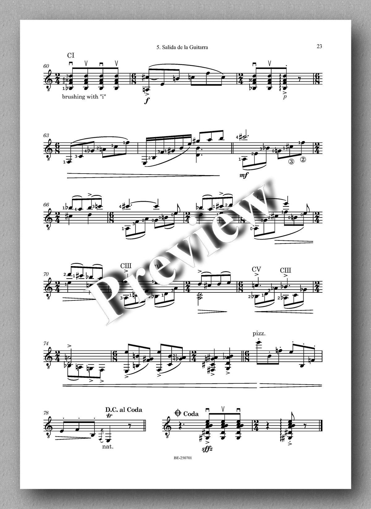 Sheet music with musical notation on a white background