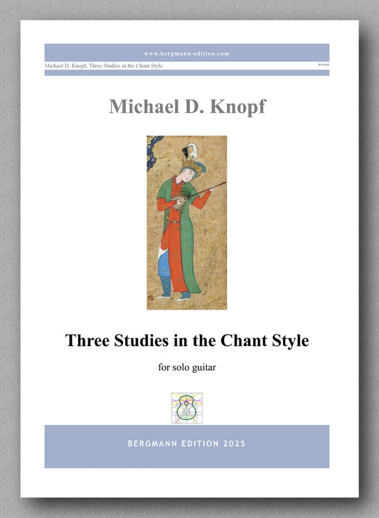 Three Pieces in the Chant Style by Dr. Michael Knopf, preview of the cover