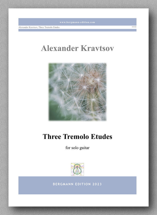 Alexander Kravtsov, Three Tremolo Etudes - preview of the cover