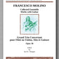 Francesco Molino, Trio Concertante for Flute or Violin, Viola and Guitar (Opus 30) - preview of the cover