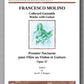 Francesco Molino, Nocturnal for Flute or Violin and Guitar (Opus 37) - preview of the cover