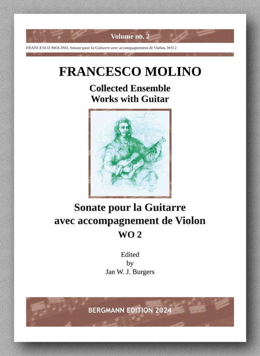 Francesco Molino, Sonate for Violin and Guitar (WO 2) - preview of the cover