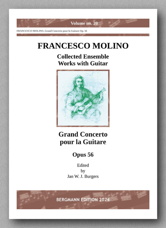 Francesco Molino, Grand Concert for small ensemble and Guitar (Opus 56) - preview of the cover