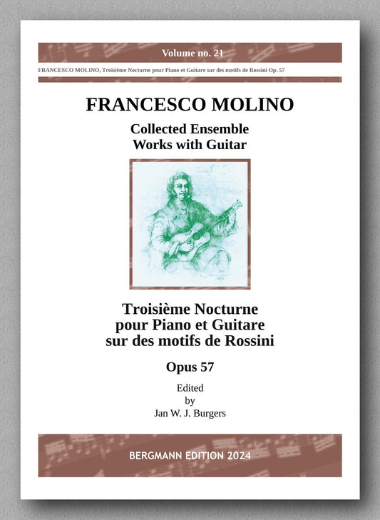 Francesco Molino, Third Nocturnal for Piano and Guitar on themes by Rossini (Opus 57) - preview of the cover