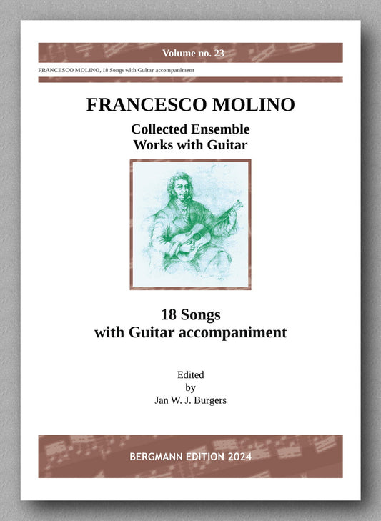 Francesco Molino, 18 Songs with Guitar Accompaniment - preview of the cover