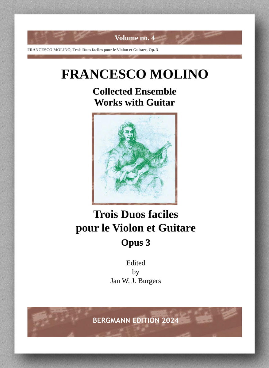 Francesco Molino, Three Duets for Violin and Guitar (Opus 3) - preview of the cover