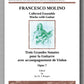 Francesco Molino, Three Sonatas for Violin and Guitar (Opus 7) - preview of the cover