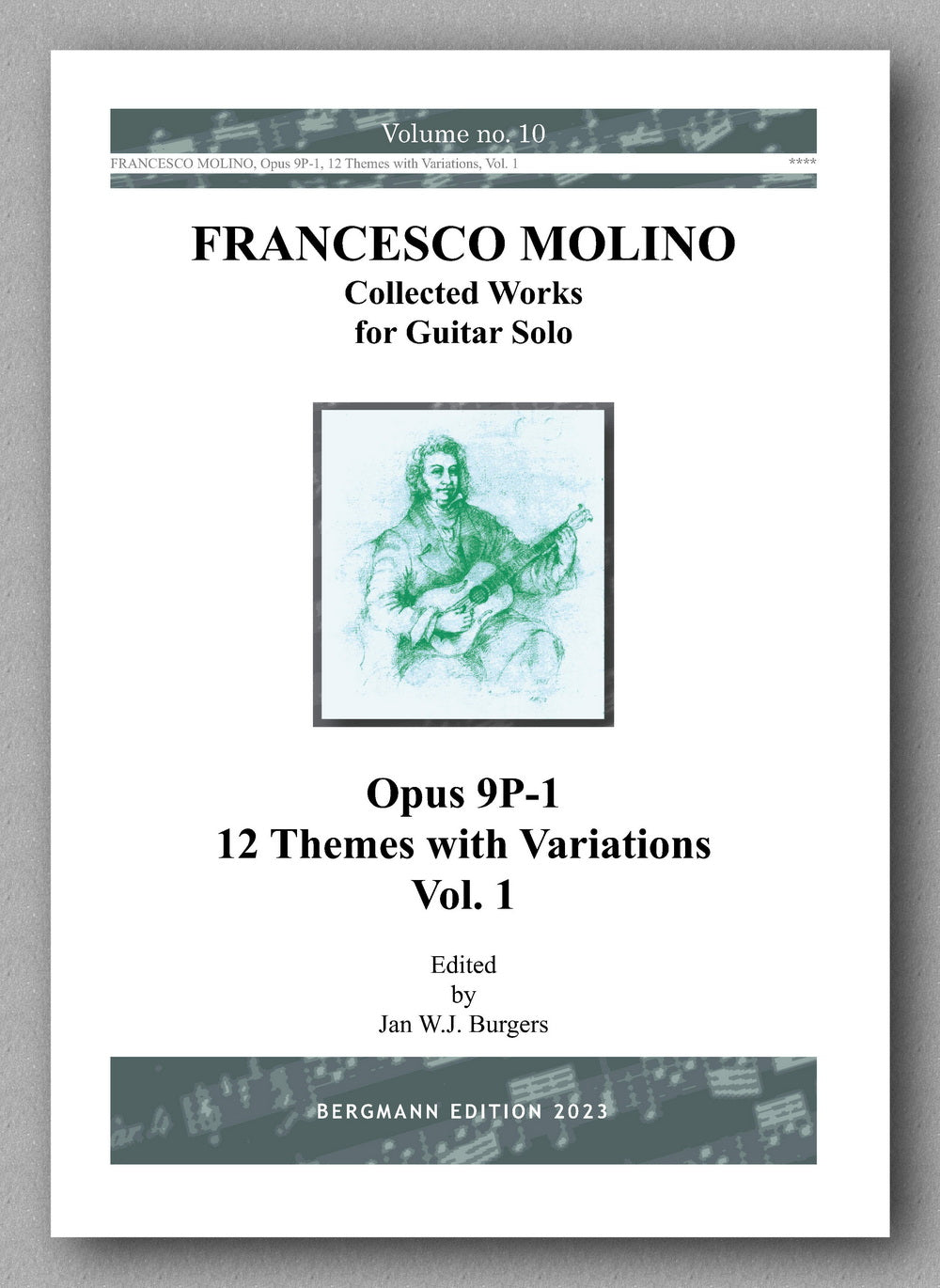 Molino, Collected Works for Guitar Solo, Vol. 10 - preview of the cover