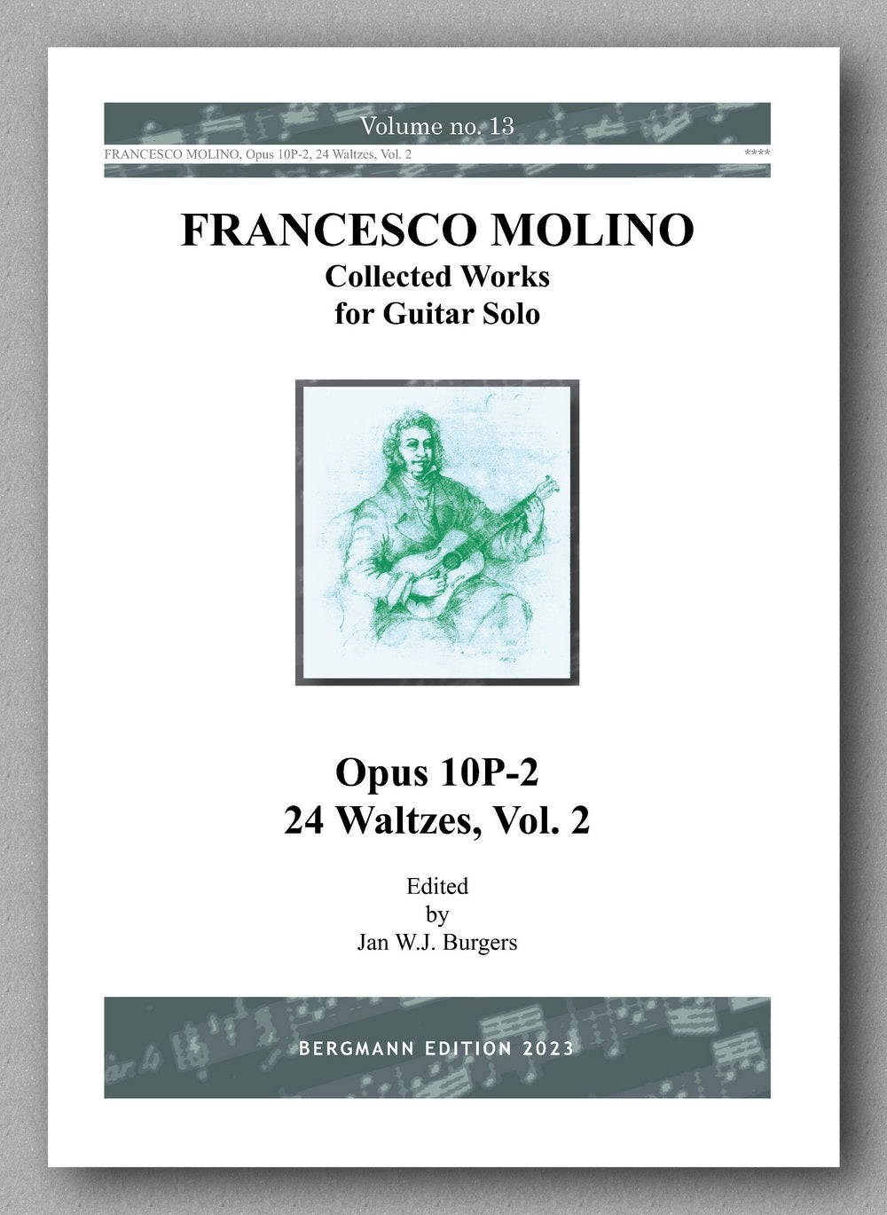 Molino, Collected Works for Guitar Solo, Vol. 13 - preview of the cover