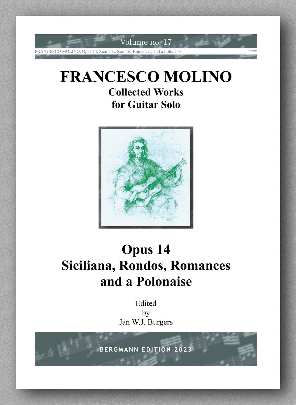 Molino, Collected Works for Guitar Solo, Vol. 17 - preview of the cover