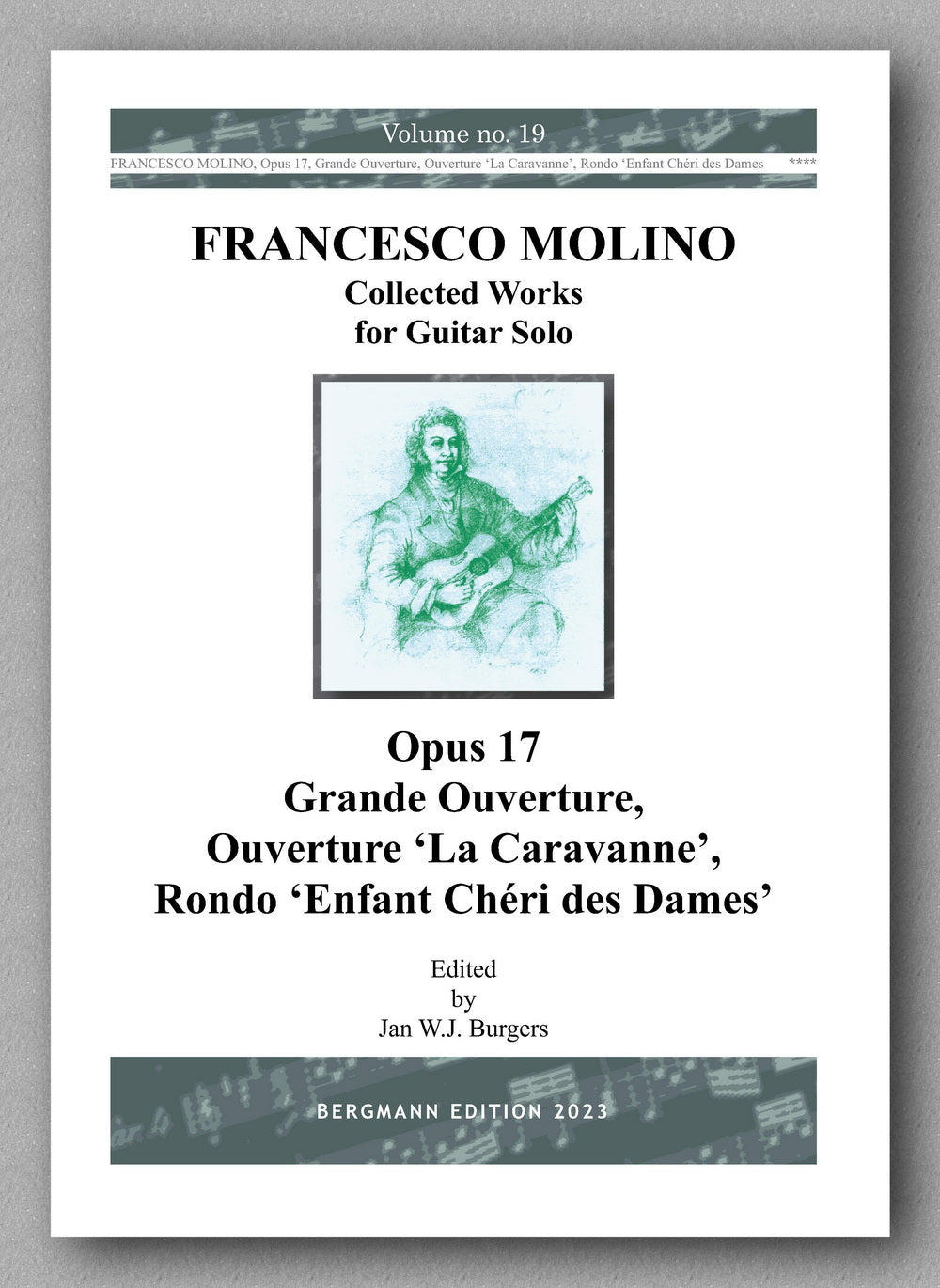 Molino, Collected Works for Guitar Solo, Vol. 19 - preview of the cover
