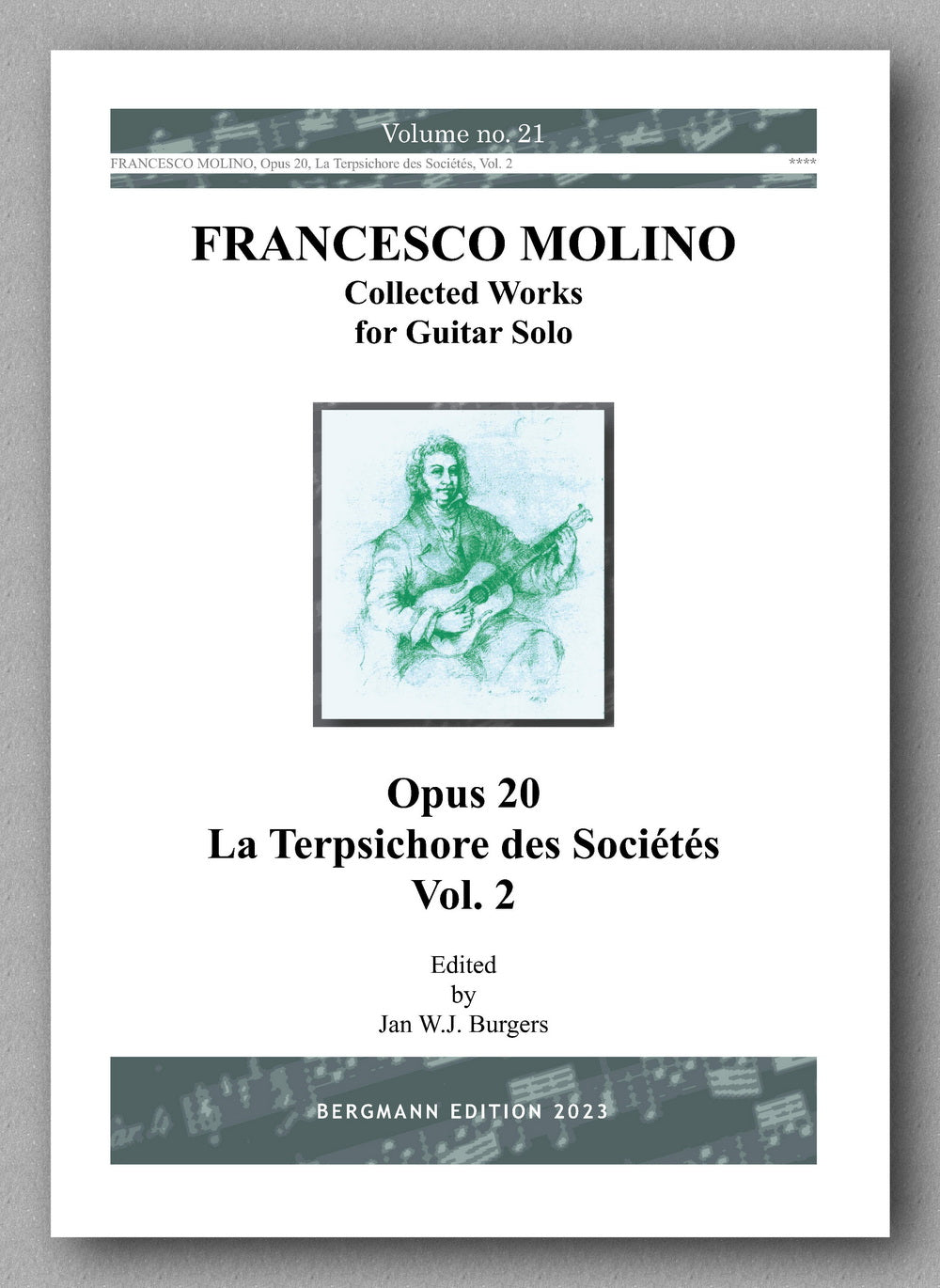 Molino, Collected Works for Guitar Solo, Vol. 21 - preview of the cover