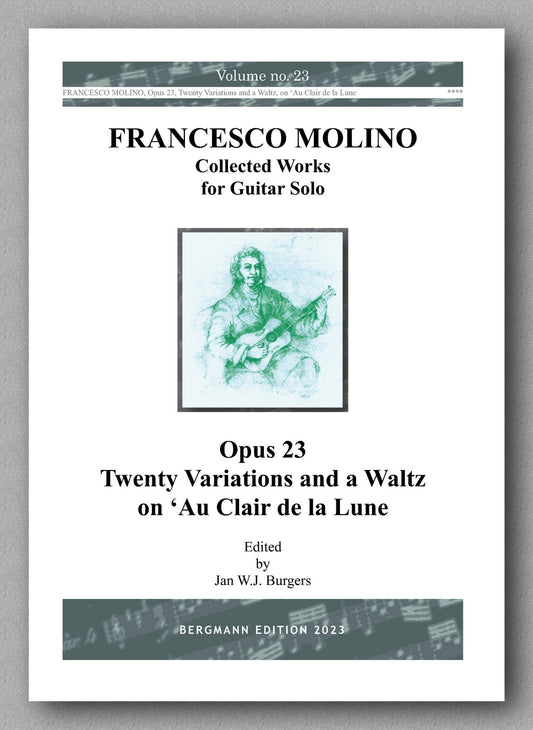 Molino, Collected Works for Guitar Solo, Vol. 23 - preview of the cover