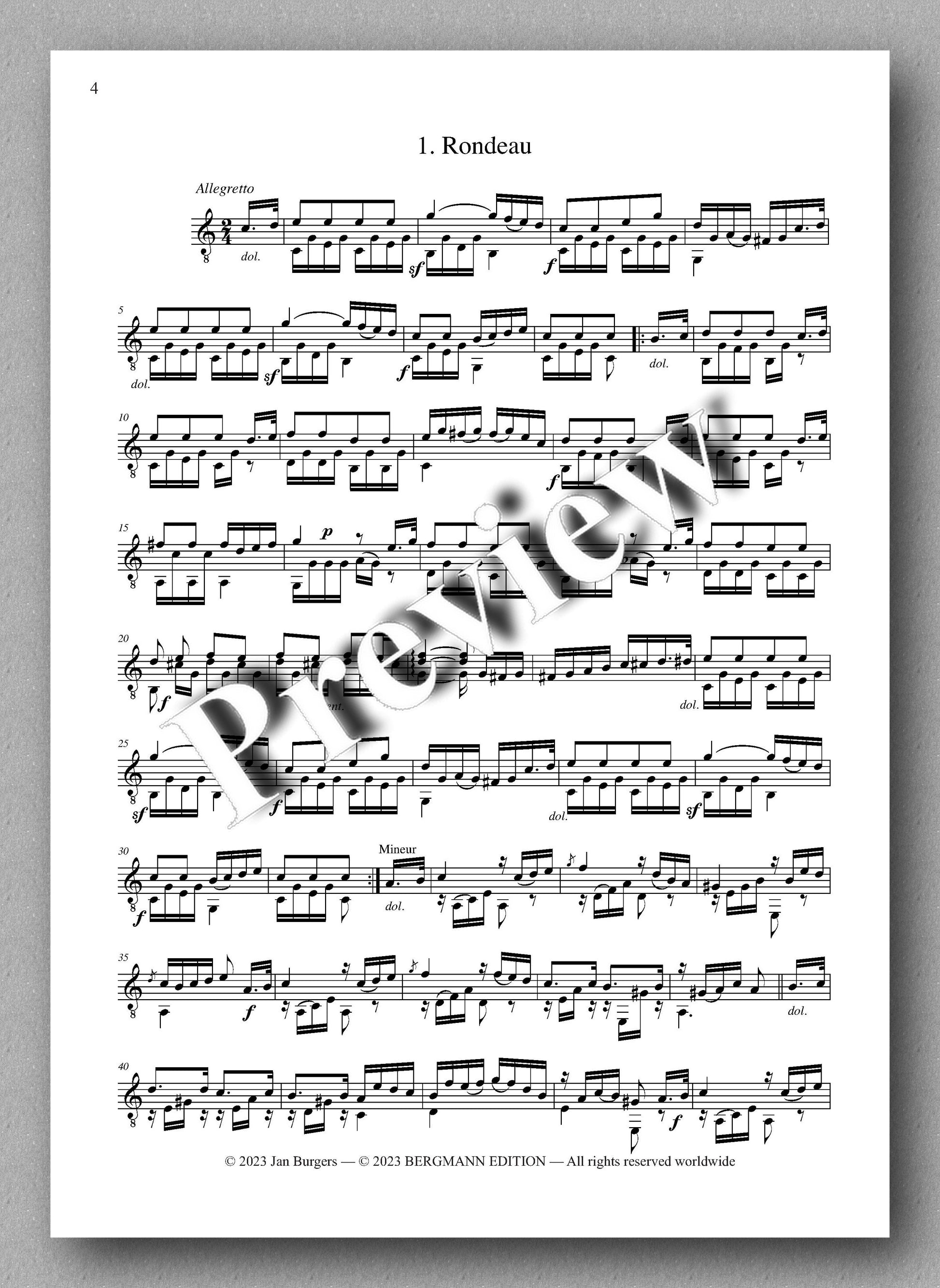 Copy of Molino, Collected Works for Guitar Solo, Vol. 26 - preview of the music score 1