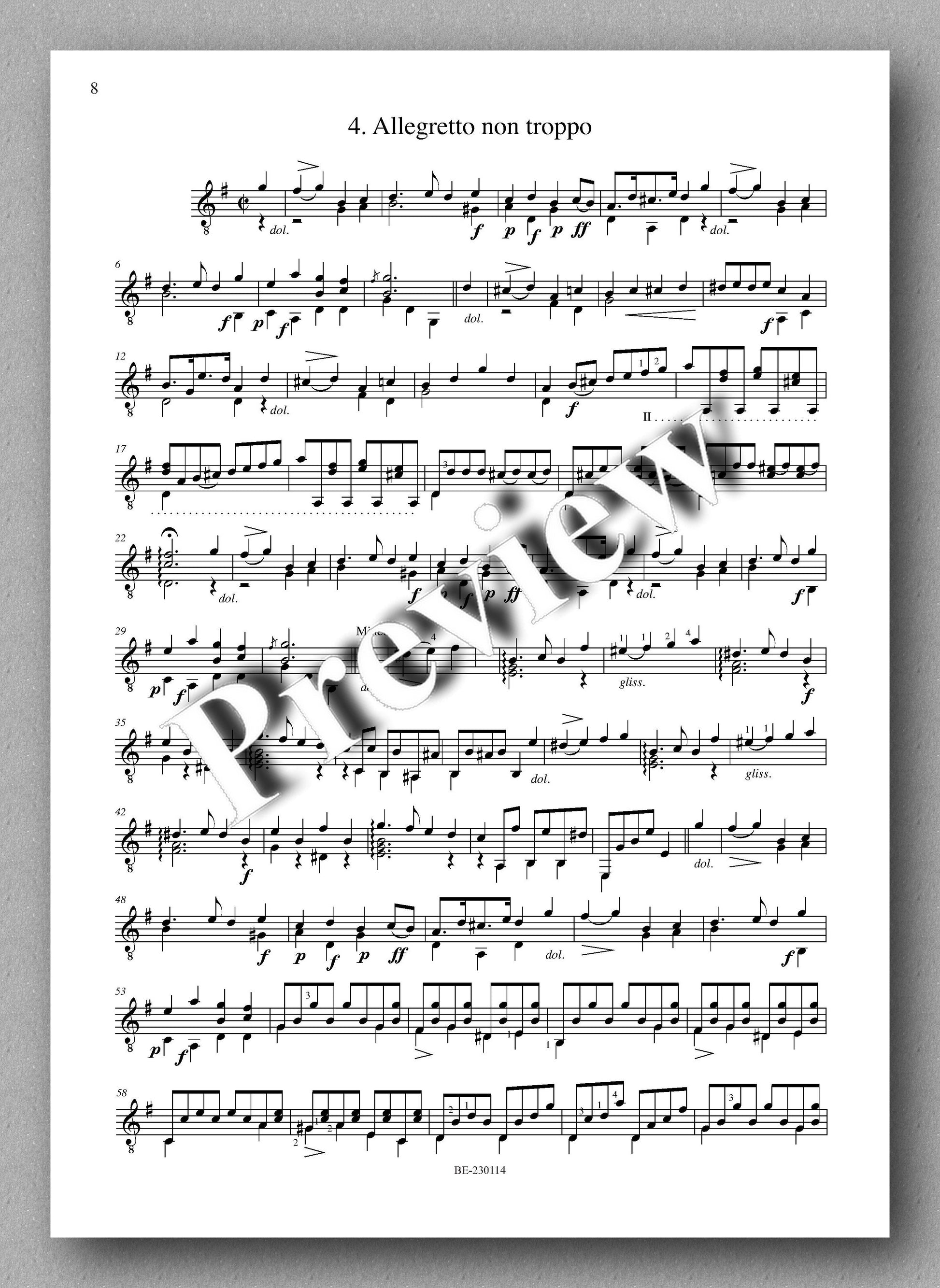 Copy of Molino, Collected Works for Guitar Solo, Vol. 26 - preview of the music score 2