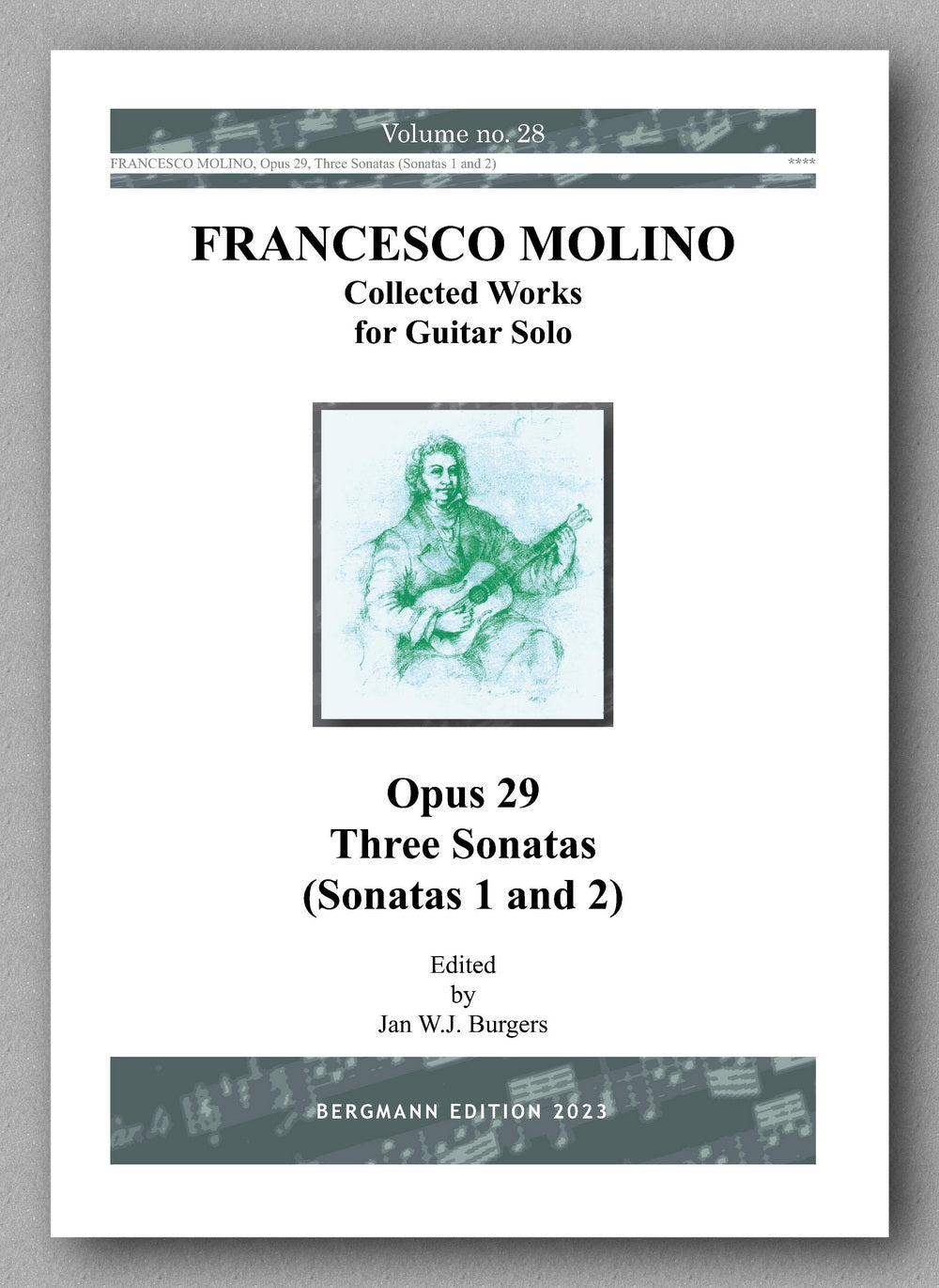 Molino, Collected Works for Guitar Solo, Vol. 28 - preview of the cover