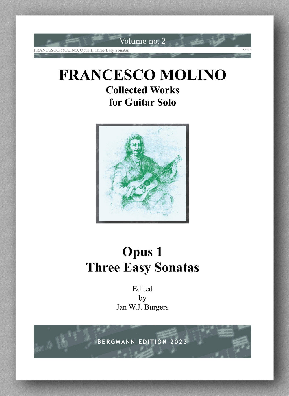 Molino, Collected Works for Guitar Solo, Vol. 2 - preview of the cover
