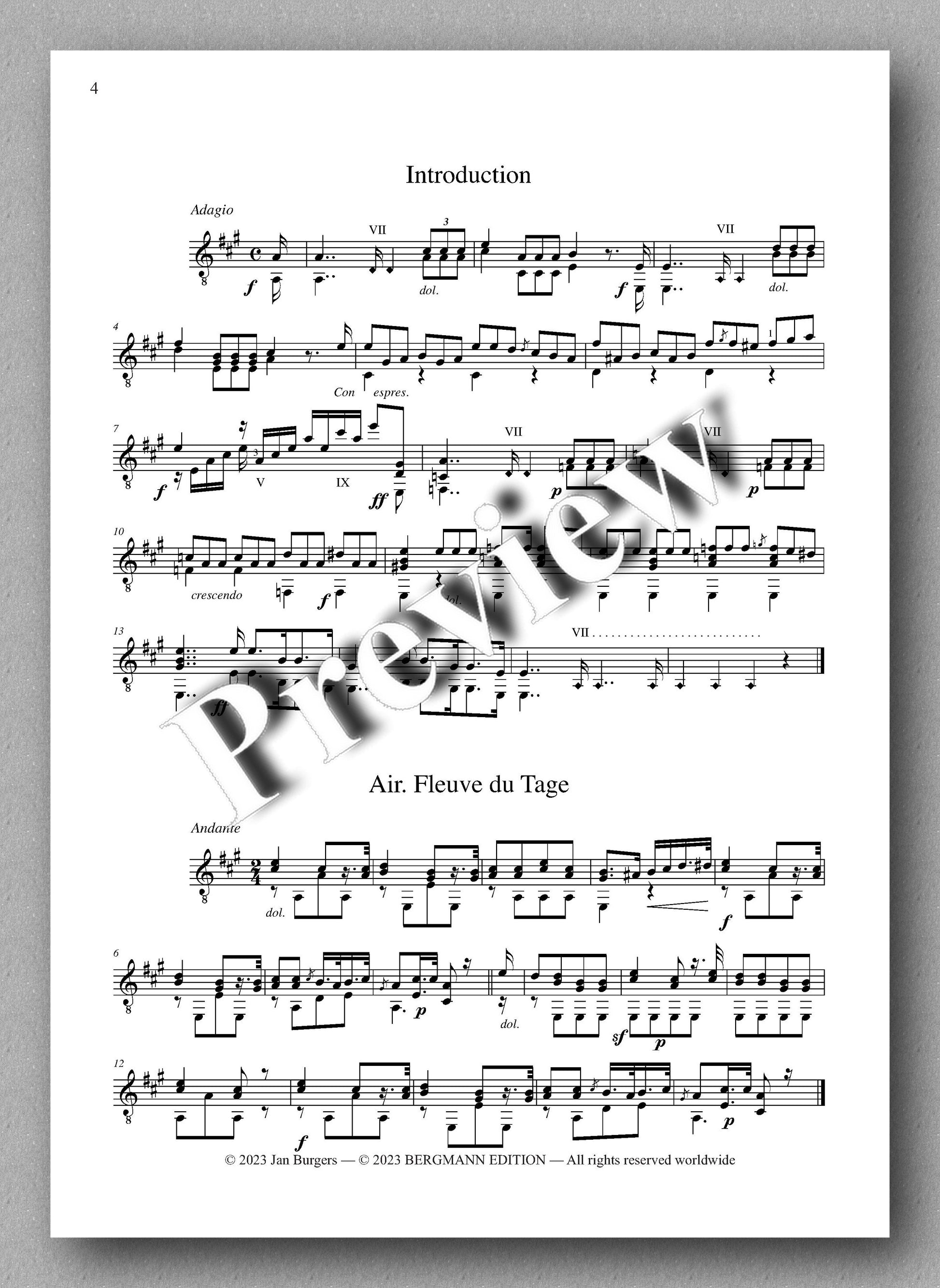 Molino, Collected Works for Guitar Solo, Vol. 32 - preview of the music score 1