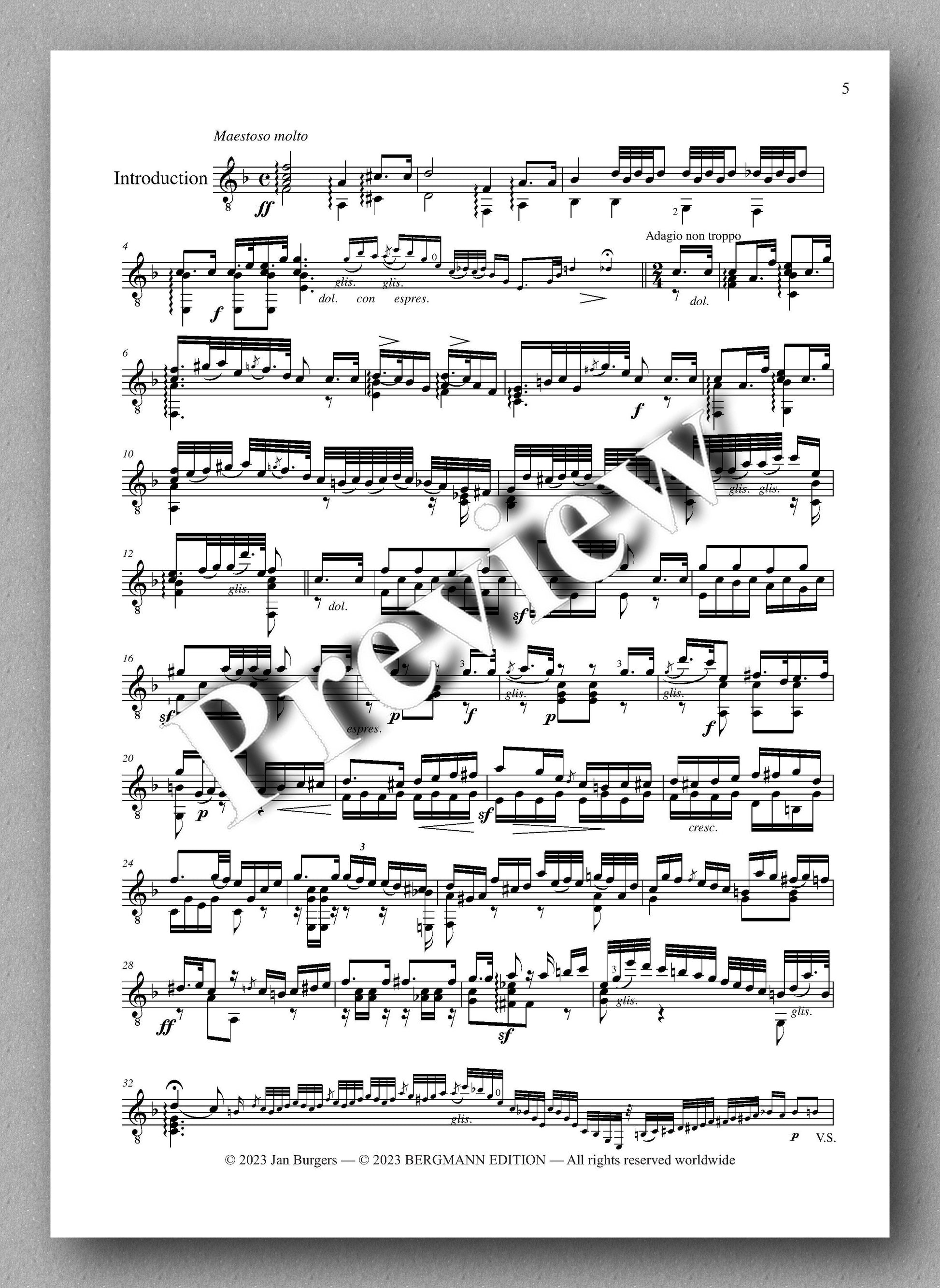 Molino, Collected Works for Guitar Solo, Vol. 40 - preview of the music score 1