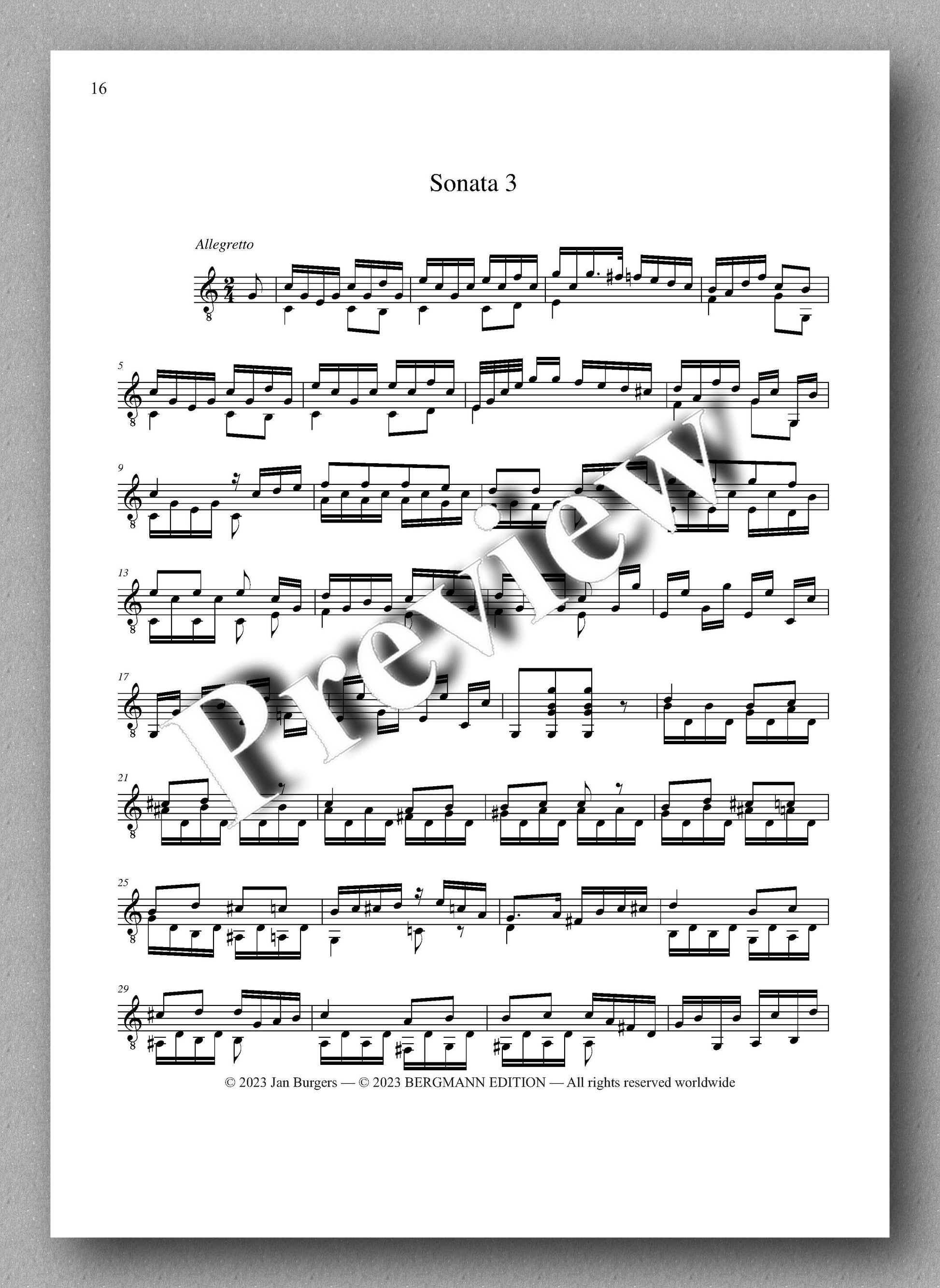 Molino, Collected Works for Guitar Solo, Vol. 4 - preview of the music score 3