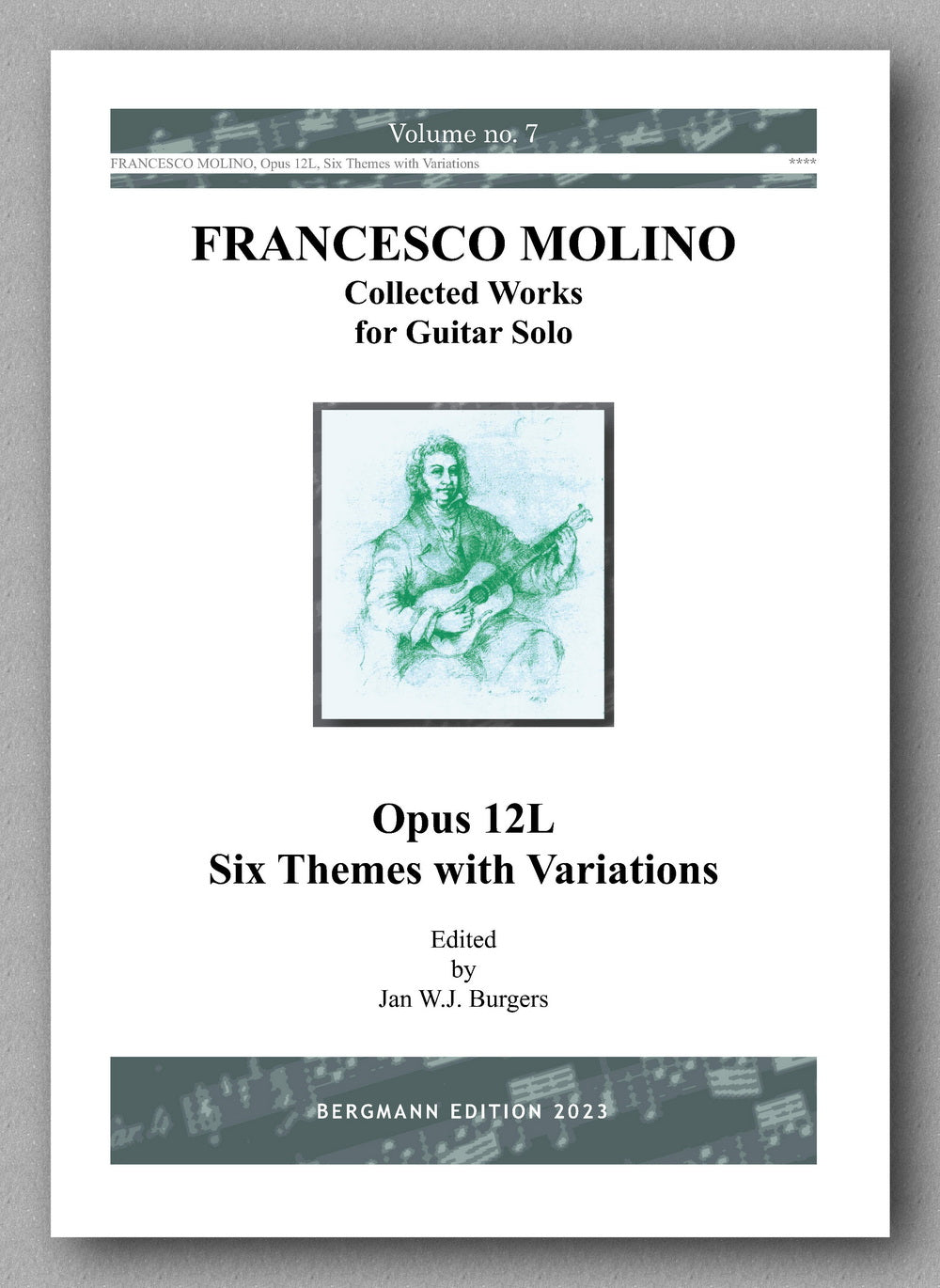 Molino, Collected Works for Guitar Solo, Vol. 7 - preview of the cover