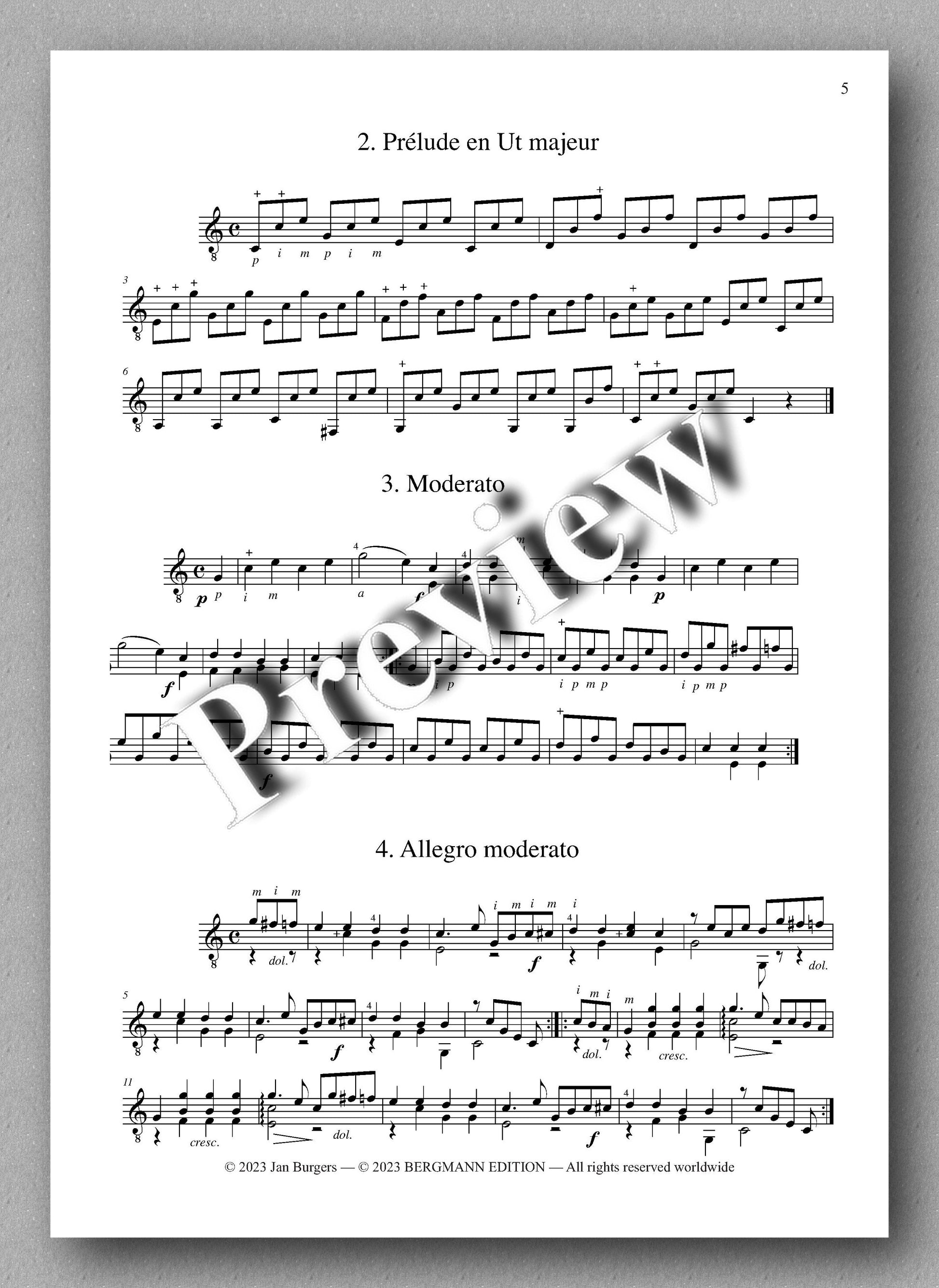 Molino, Collected Works for Guitar Solo, Vol. 24 - preview of the music score 1
