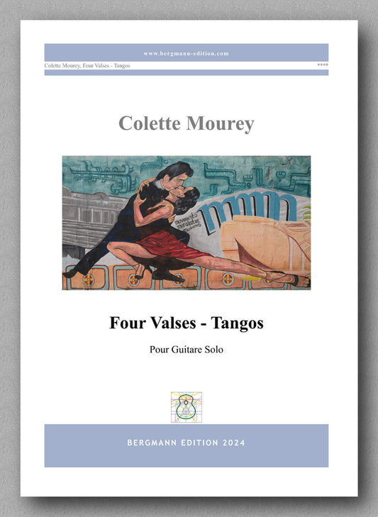 Four Valses - Tangos&nbsp;by Colette Mourey - preview of the cover