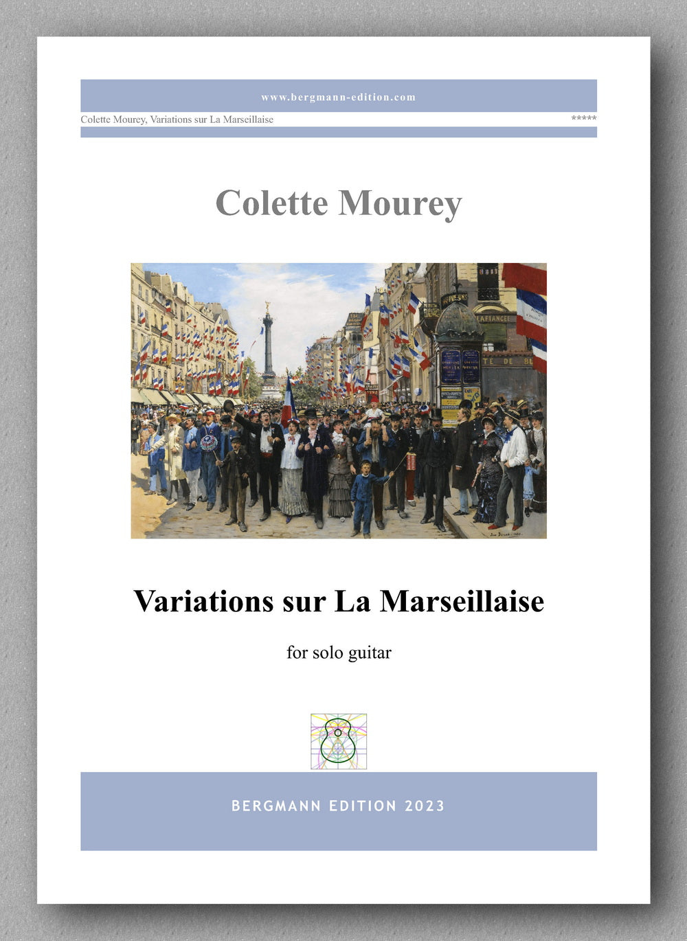 Colette Mourey, Variations sur La Marseillaise - preview of the cover