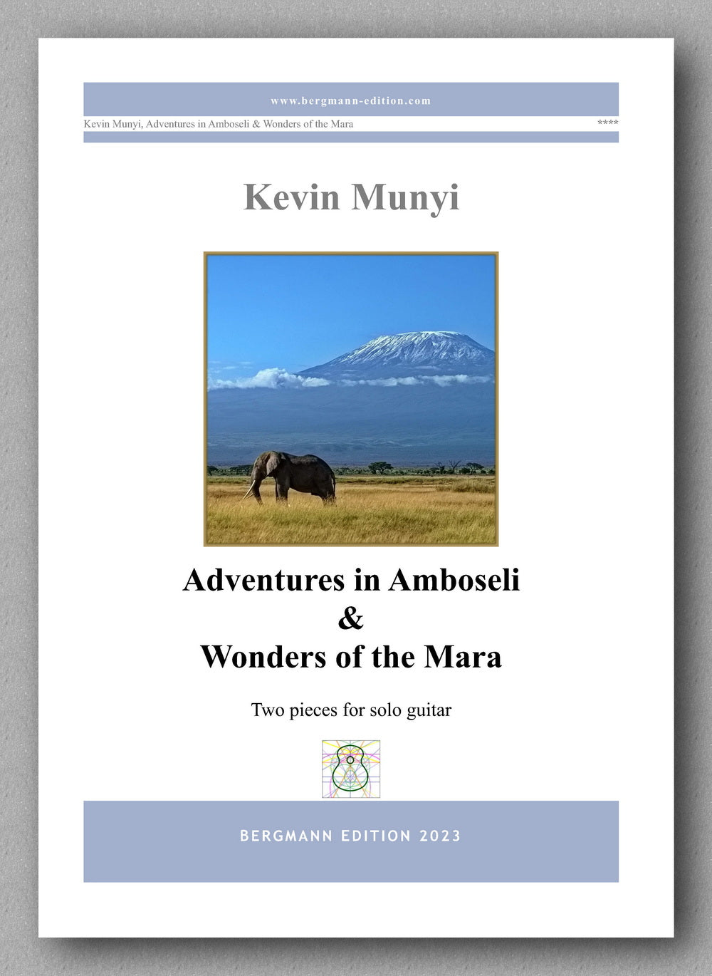 Kevin Munyi,  Adventures in Amboseli & Wonders of the Mara - preview of the cover
