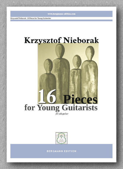 Krzysztof Nieborak, 16 Pieces for Young Guitarists, preview of the cover