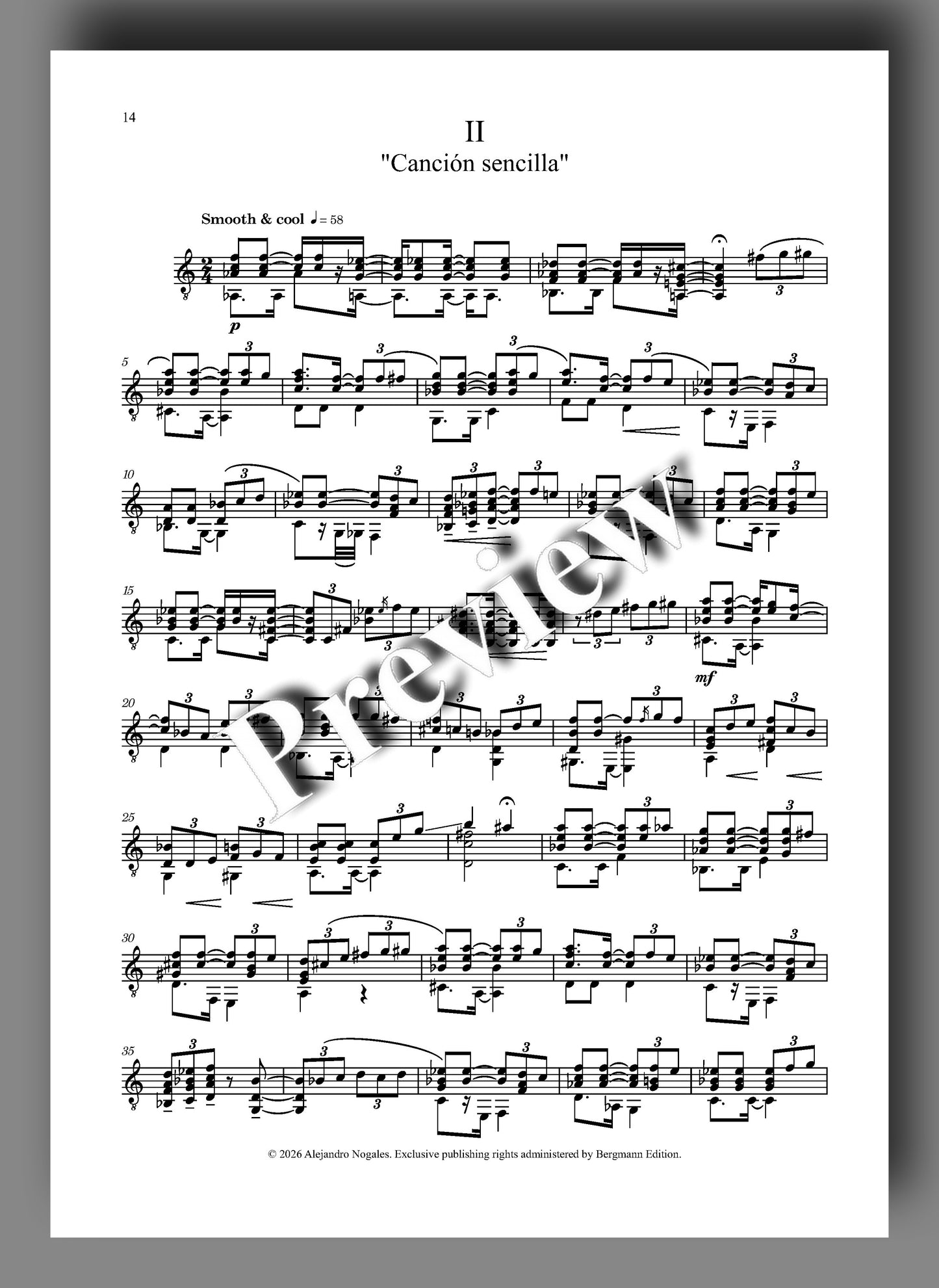 Nogales, Sonata op. 5