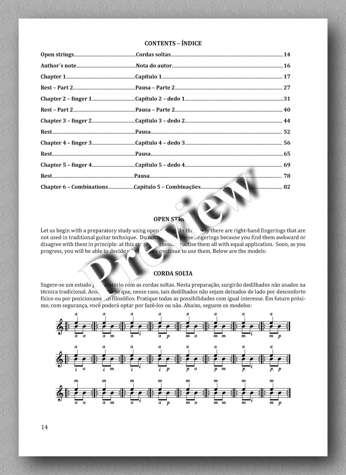 Voices, Book 1, by Jovane E.R. Oliveira - preview of the exercises 2