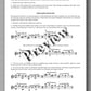 Music sheet with text and musical notation on a white background